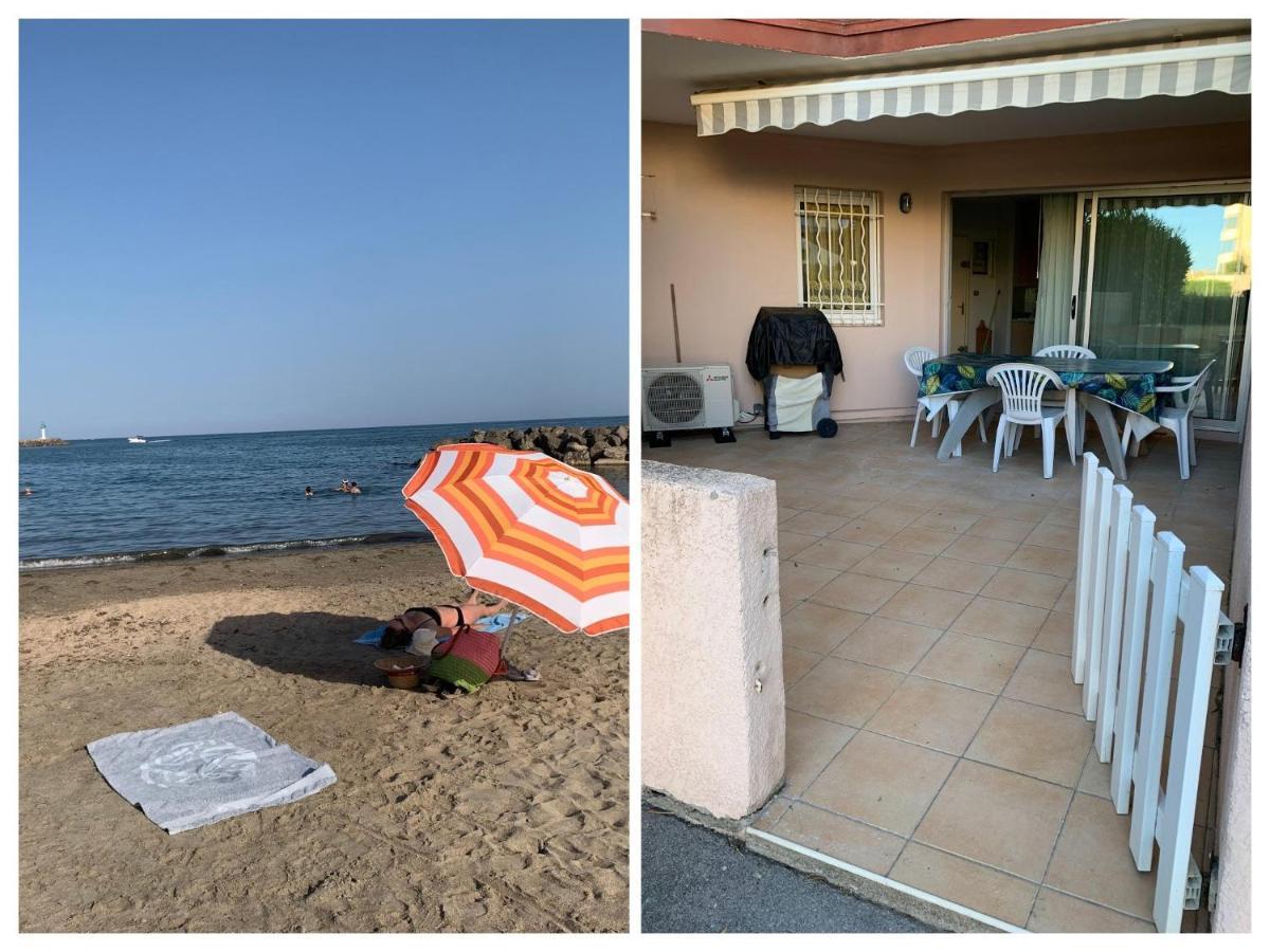 T2 Climatise - Rdc & Belle Terrasse A Frontignan Plage Buitenkant foto